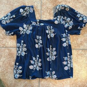 Lucky Brand Flowy Floral Top